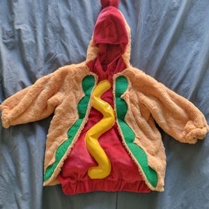 Toddler hotdog costume